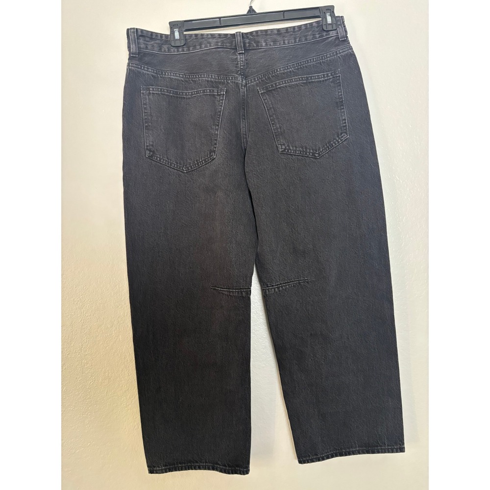 Madewell The Darted Barrel-Leg Jean Washed Black NW546 Size 31 Petite NEW - Picture 6 of 7